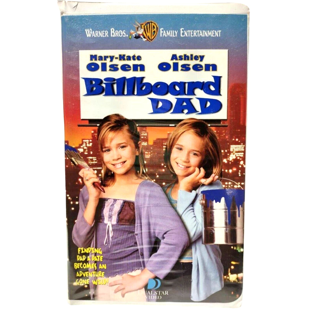 Billboard Dad Mary-Kate & Ashley Olsen Vhs Tape 1998 Vntg